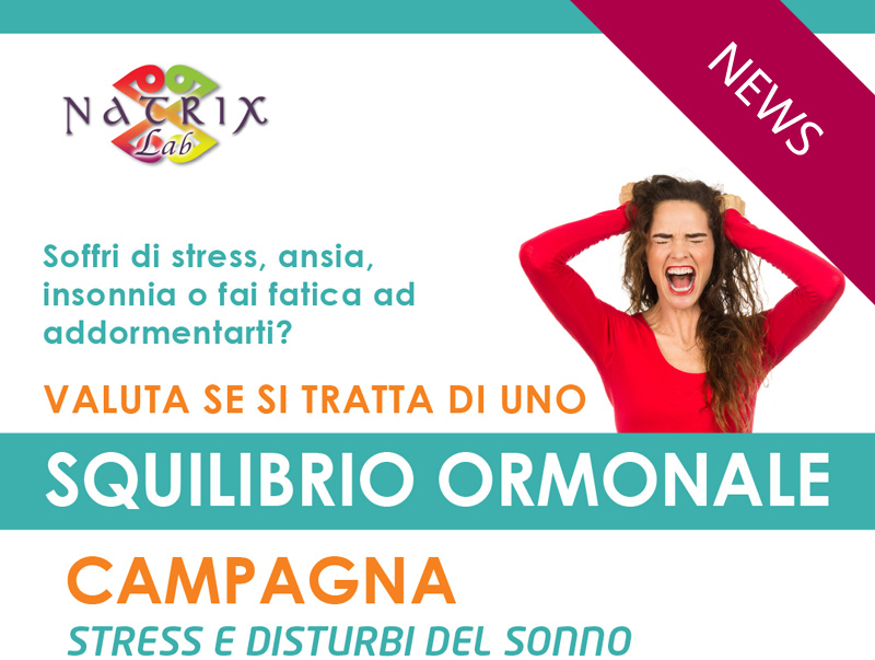 Campagna stress e disturbi del sonno