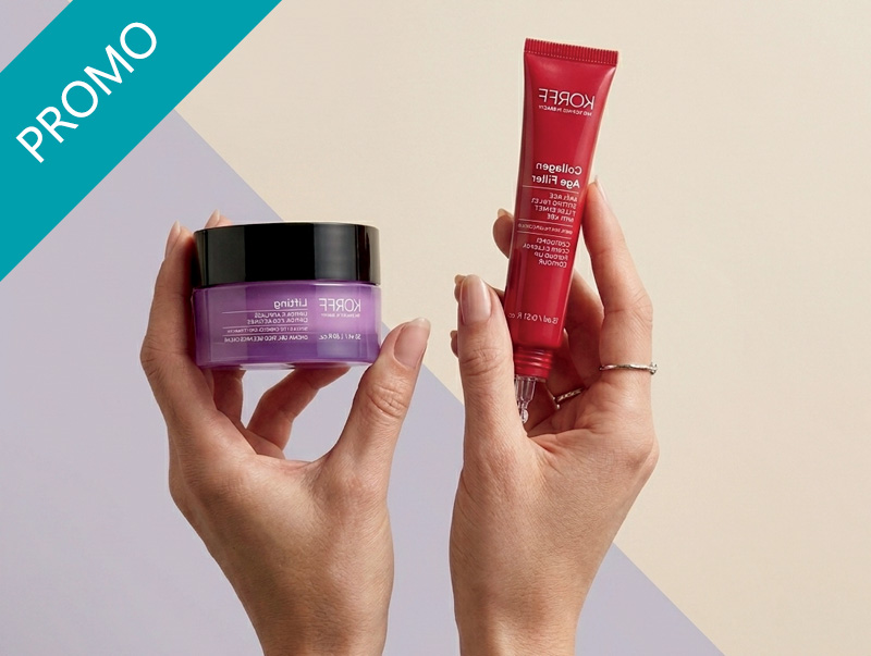 Promo Korff: sconti speciali sulle linee Collagen e Lifting